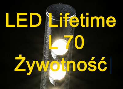 Żywotność LED - wskaźnik L 70